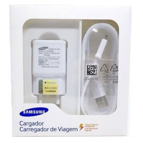 Carregador Turbo Samsung 15W Galaxy J6 Plus Micro Usb