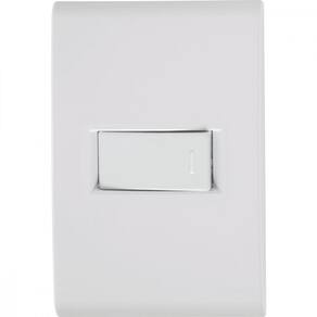 1 Interruptor Simples Horizontal Liz 10 A 250v Branco