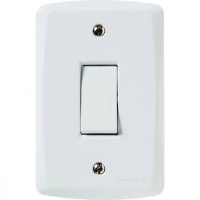 1 Interruptor Bipolar Simples 10 A 250v Lux2 Branco