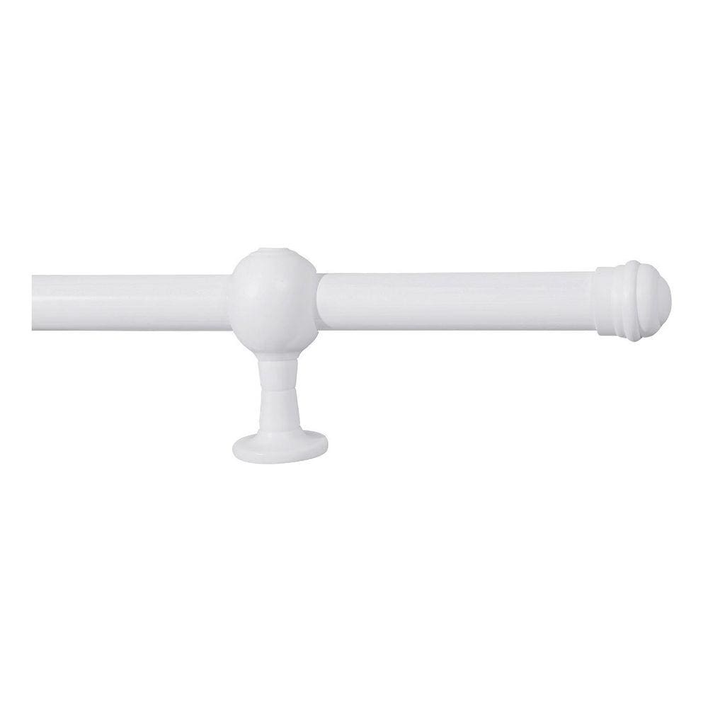 Kit Varão Simples 2,5 Metros 19mm Branco