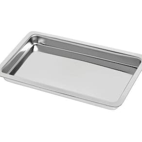 Bandeja Aço Inox 22 X 9 X 1,5 Cm Instrumentais Odontológicos