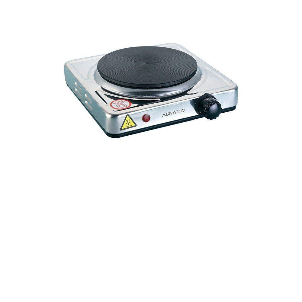 Fogão Elétrico de Mesa 1.500W 1 Boca Inox Agratto - 110V