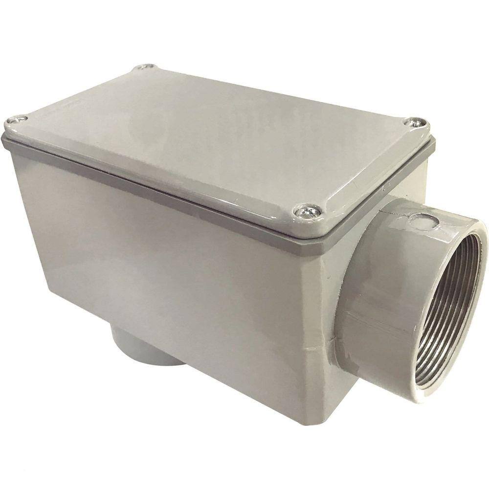 Condulete fixo 3/4" tipo "LB" - com tampa / rosca NPT / com pintura eletrostática a pó Tramontina