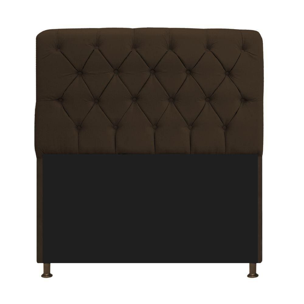 Cabeceira Estofada Lady 195cm Solteiro c/ Capitone Corano