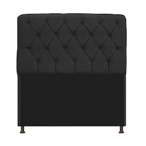 Cabeceira Estofada Lady 140cm Solteiro c/ Capitone Suede