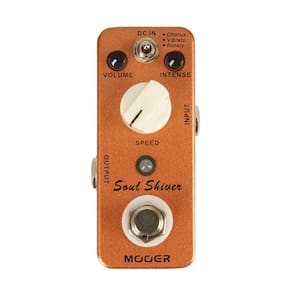 Pedal Mini Guitarra Modulação Chorus Vibrato Rotary MOOER Soul Shiver