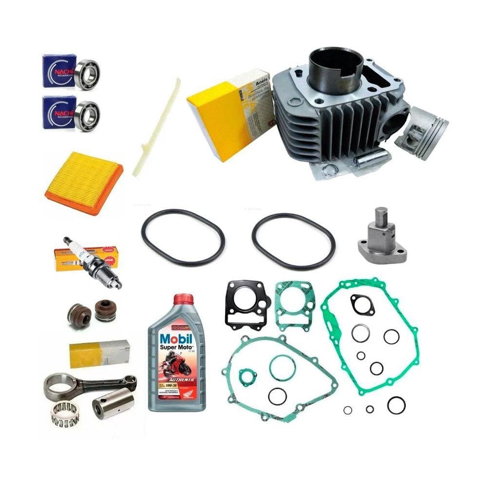 Kit CILINDRO Motor PISTAO BIELA OLEO HONDA BIZ 125 ATE 2008