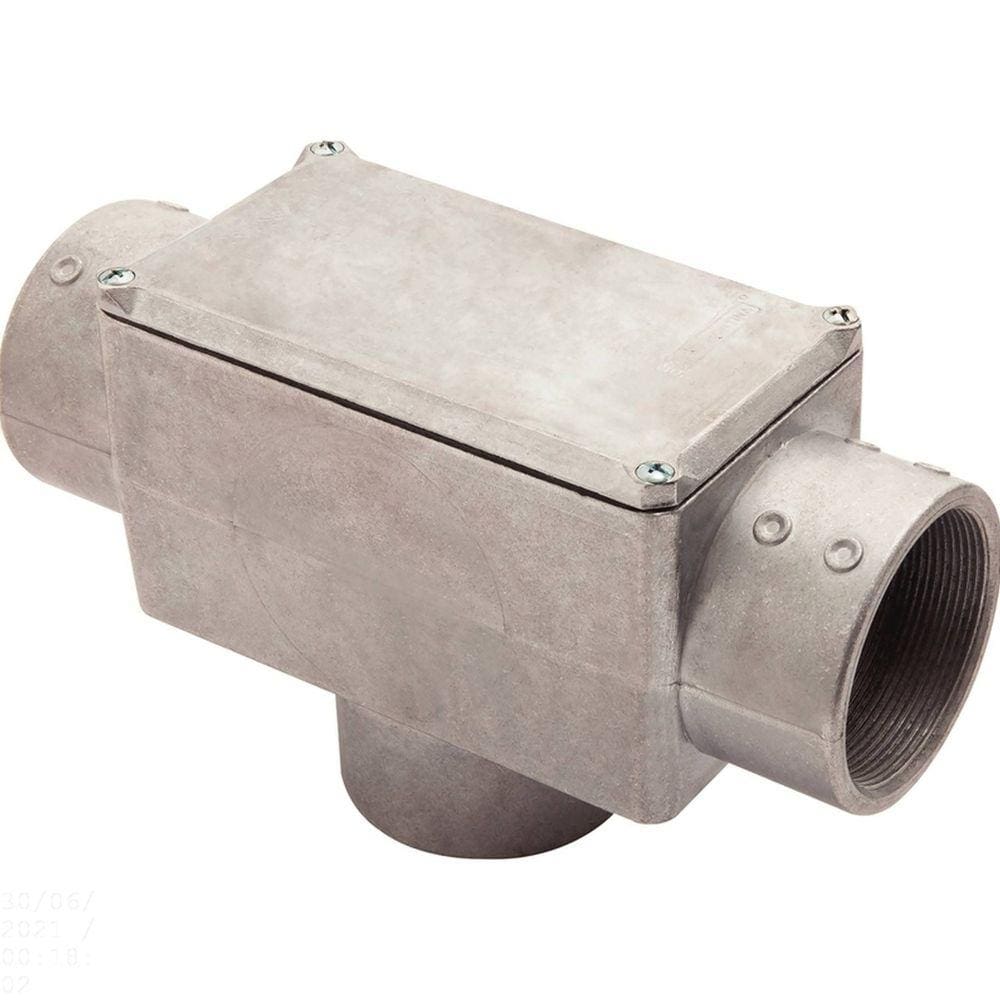 Condulete fixo 4" tipo "TB" - com tampa / rosca BSP / sem pintura Tramontina