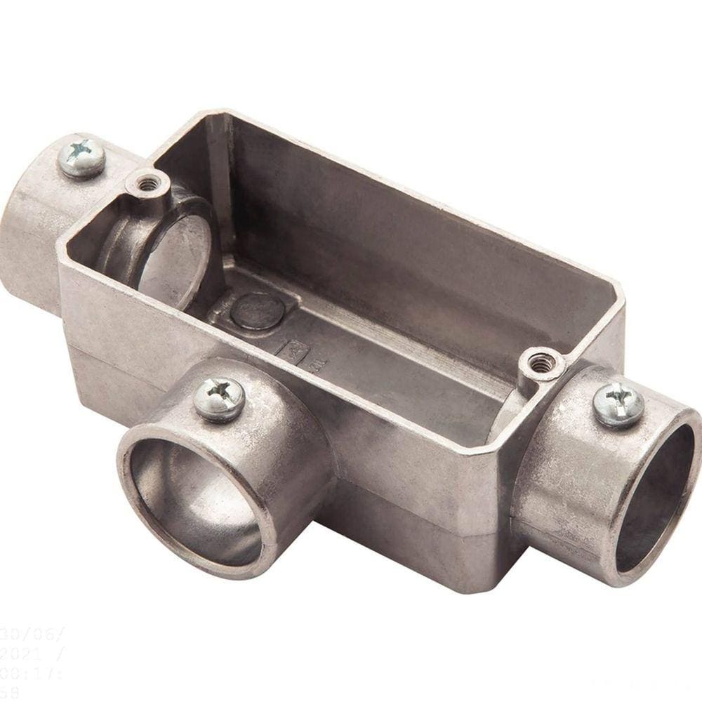 Condulete fixo 3/4" tipo "T" - sem tampa / sem rosca / sem pintura Tramontina