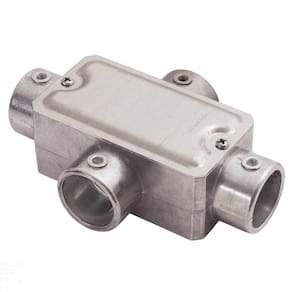 Condulete fixo 3/4" tipo "X" - com tampa / sem rosca / sem pintura Tramontina