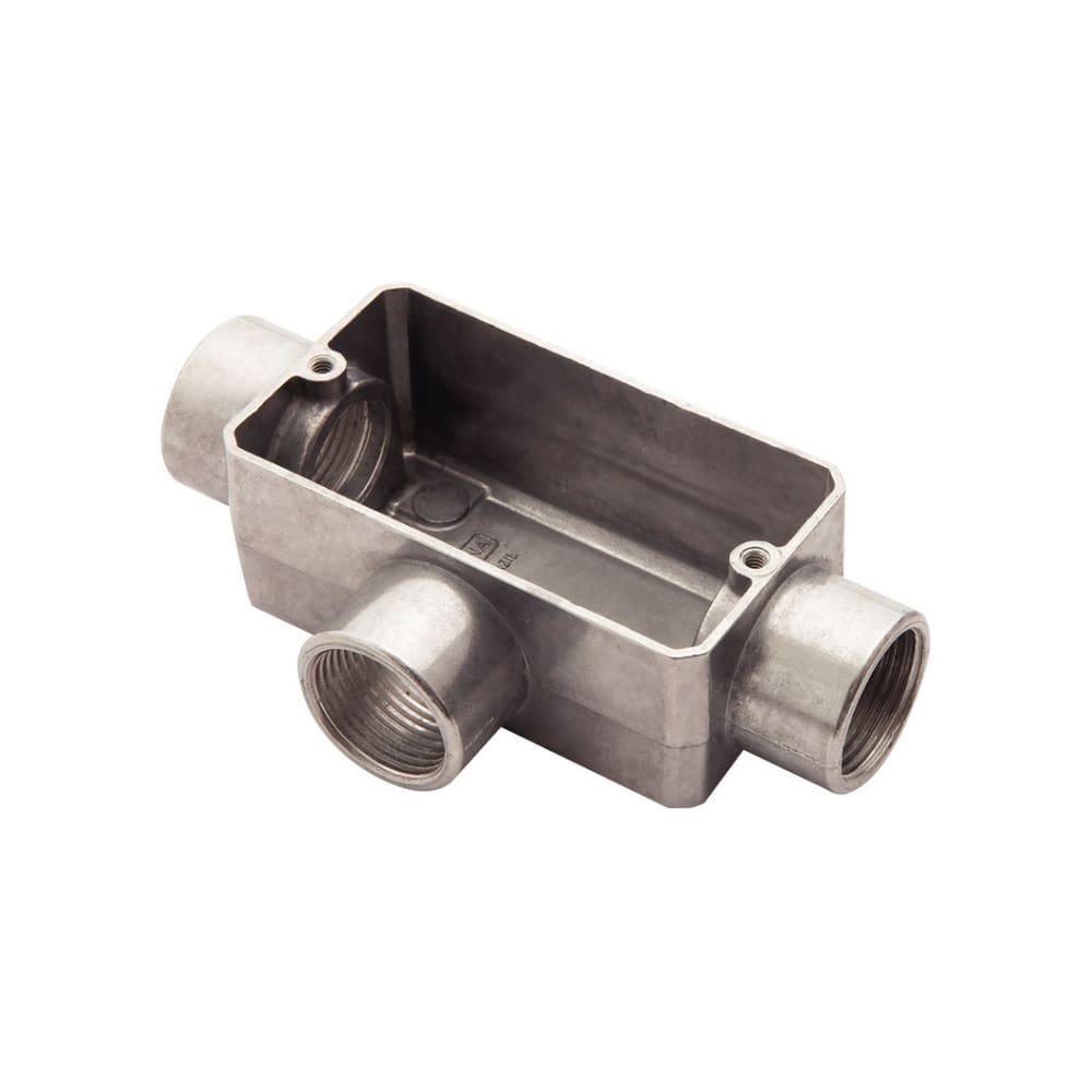 Condulete fixo 3/4" tipo "T" - sem tampa / rosca BSP / com pintura eletrostática a pó Tramontina