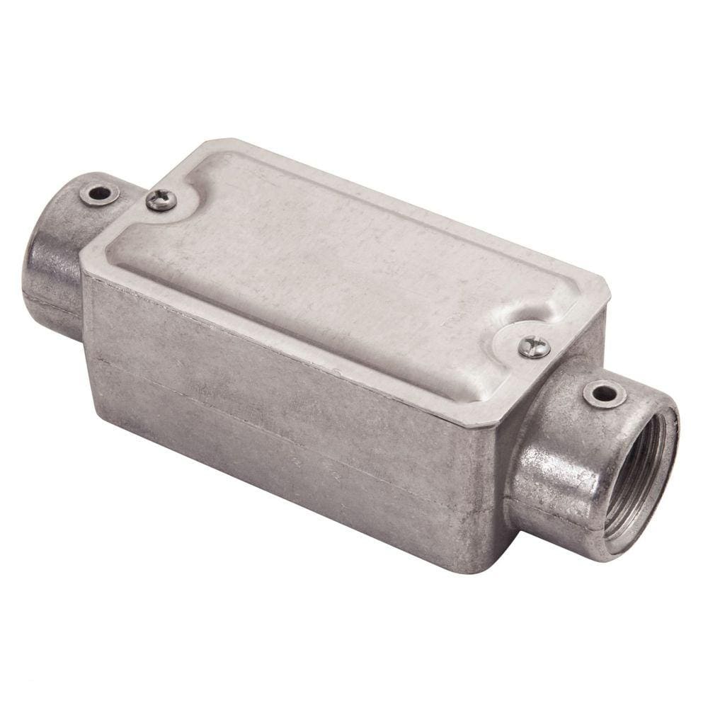 Condulete fixo 3/4" tipo "C" - com tampa / rosca BSP / sem pintura Tramontina