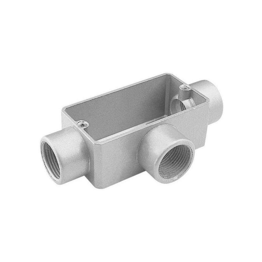 Condulete fixo 1" tipo "T" - sem tampa / rosca BSP / com pintura eletrostática a pó Tramontina