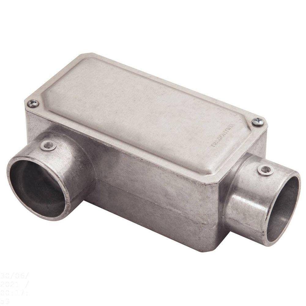 Condulete fixo 1" tipo "LR" - com tampa / sem rosca / sem pintura Tramontina