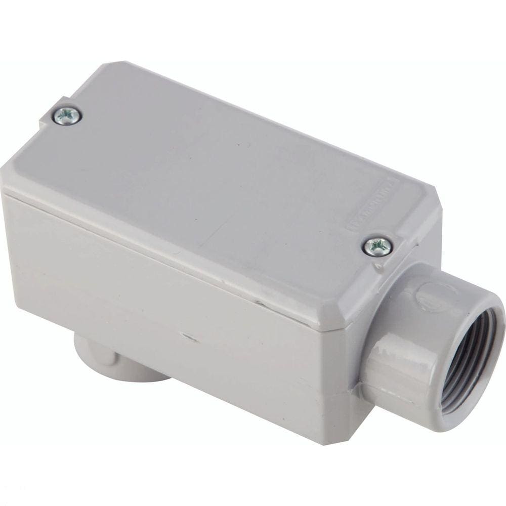 Condulete fixo 1” tipo ”LB” - com tampa / rosca BSP / com pintura eletrostática a pó Tramontina