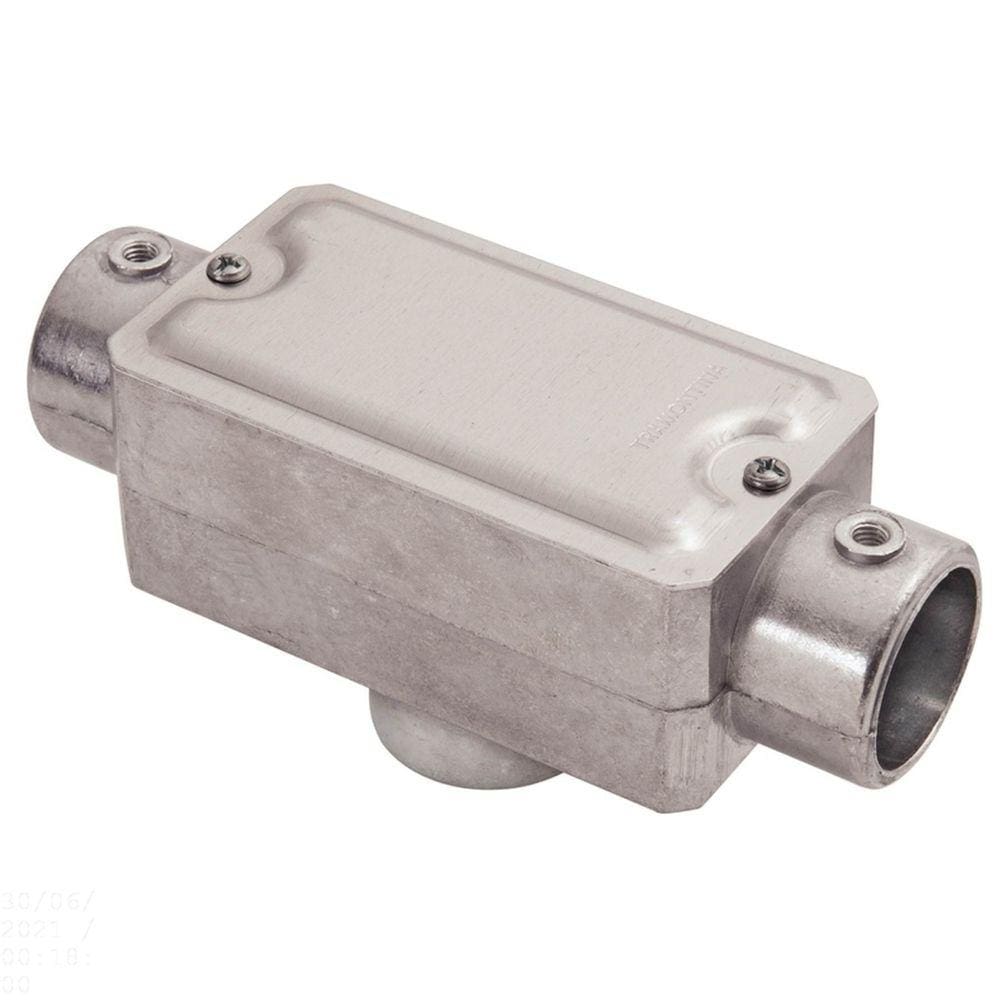 Condulete fixo 1/2" tipo "TB" - com tampa / sem rosca / sem pintura Tramontina