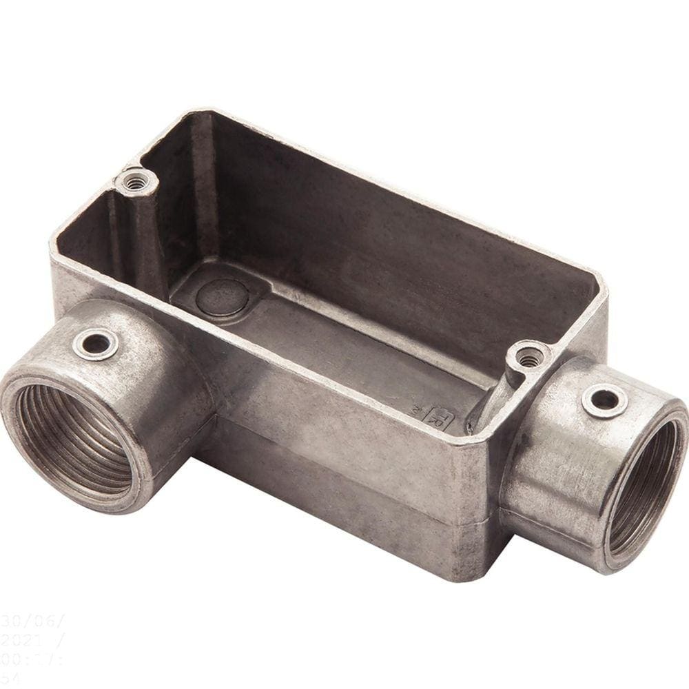 Condulete fixo 1/2" tipo "LR" - sem tampa / rosca BSP / sem pintura Tramontina