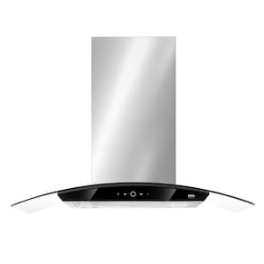 Coifa de Ilha EOS 90cm ECO90PVD Inox com Vidro 220V