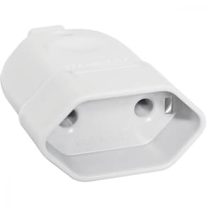 Plugue Fêmea 2p 250 V 10 A Tramontina Branco
