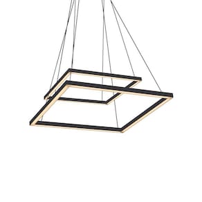 Lustre Pendente Newline Fit Led 746 Bivolt Preto 4000K Luz Neutra