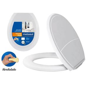 Tampa De Vaso Almofadado Assento Universal Vaso Oval