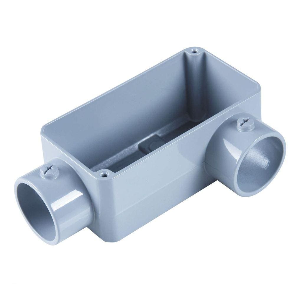 Condulete fixo 1/2" tipo "LL" - sem tampa / rosca BSP / com pintura eletrostática a pó Tramontina