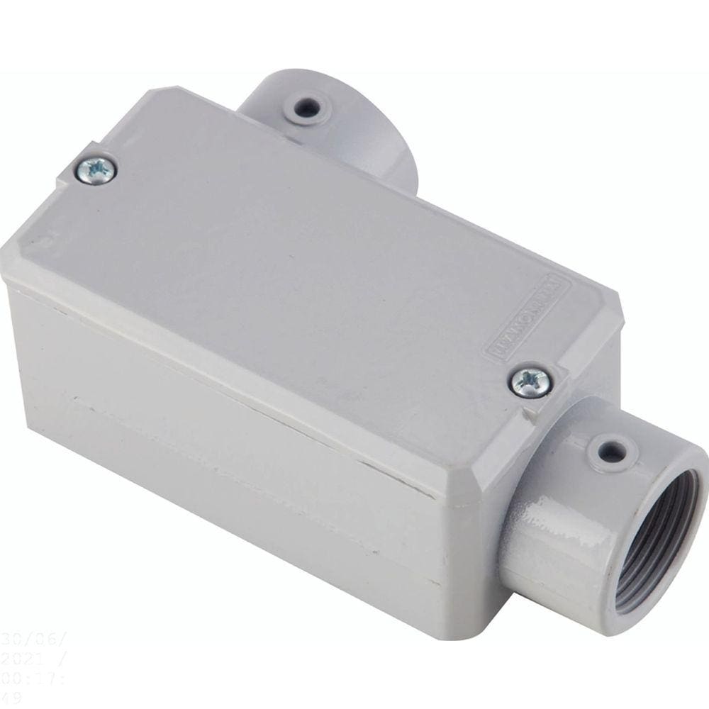 Condulete fixo 1/2" tipo "LL" - com tampa / rosca BSP / com pintura eletrostática a pó Tramontina