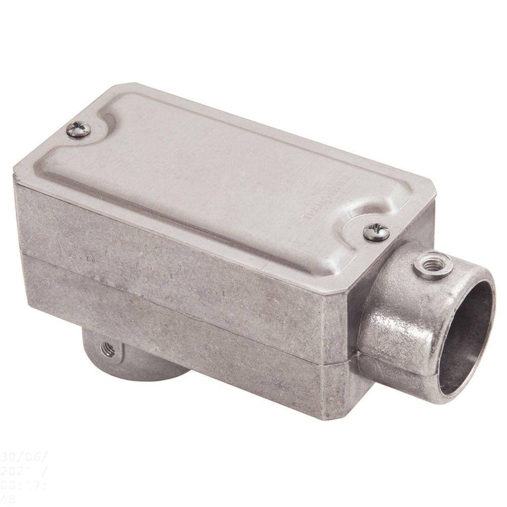Condulete fixo 1/2" tipo "LB" - com tampa / sem rosca / sem pintura Tramontina