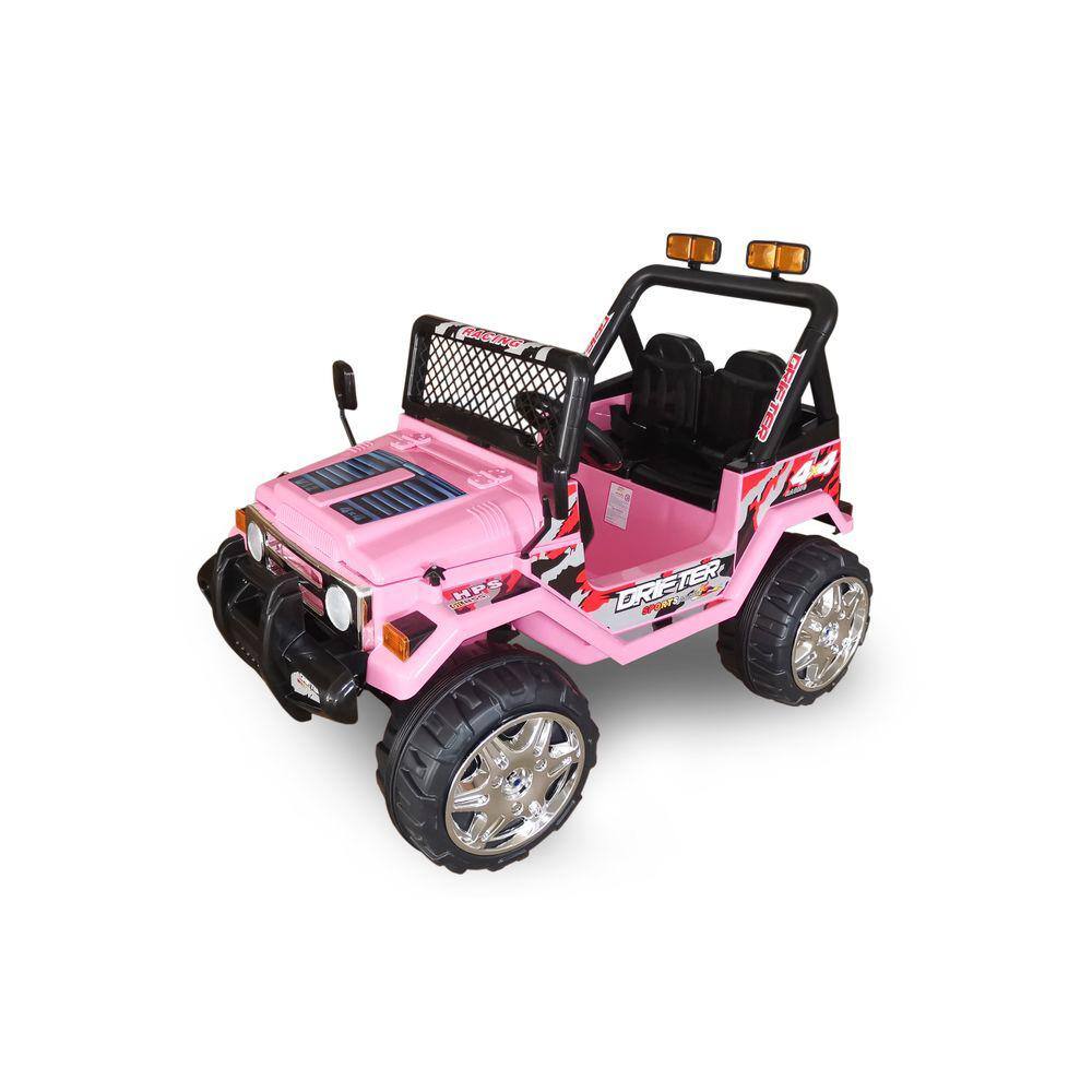 CARROS ELÉTRICOS PARA MENINAS E MENINOS NA COR ROSA