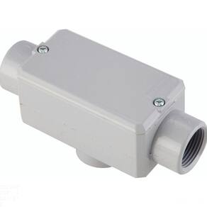 Condulete fixo tipo "TB" Tramontina 1.1/2" - com tampa - com rosca NPT - com pintura Tramontina