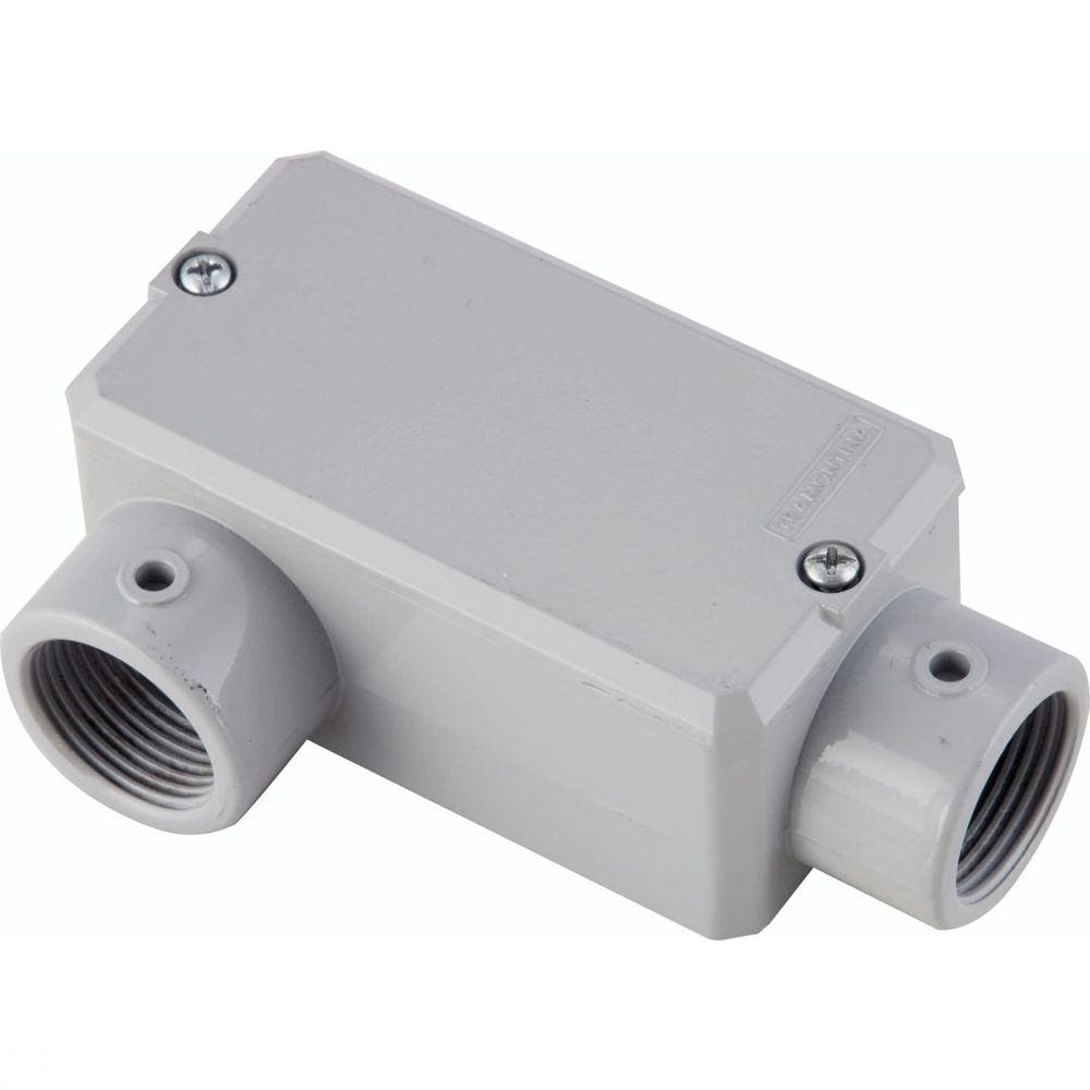 Condulete fixo tipo "LR" Tramontina 1.1/2" - com tampa - sem rosca - com pintura Tramontina