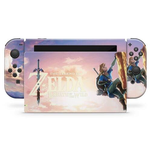 Capa Anti Poeira e Skin Nintendo Switch - Zelda Ocarina Of Time em