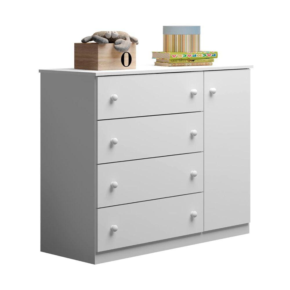 Cômoda Infantil Helena 8655 Branco Phoenix Baby