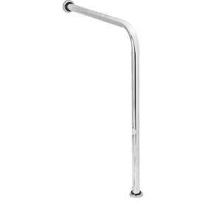 Barra De Apoio Segurança Para Sanitário Em L 80x80cm Plus