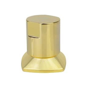 Acabamento de Registro C44 água Quente/Fria - Dourado Gold