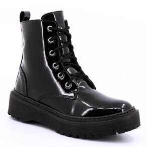 Bota Sapato Estilo Roqueiro Netony Calçados Preto em Promoção na