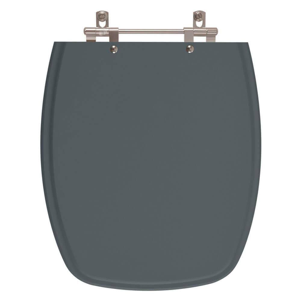 Assento para Vaso Sanitário Fiori Primula Plus Cinza Escuro