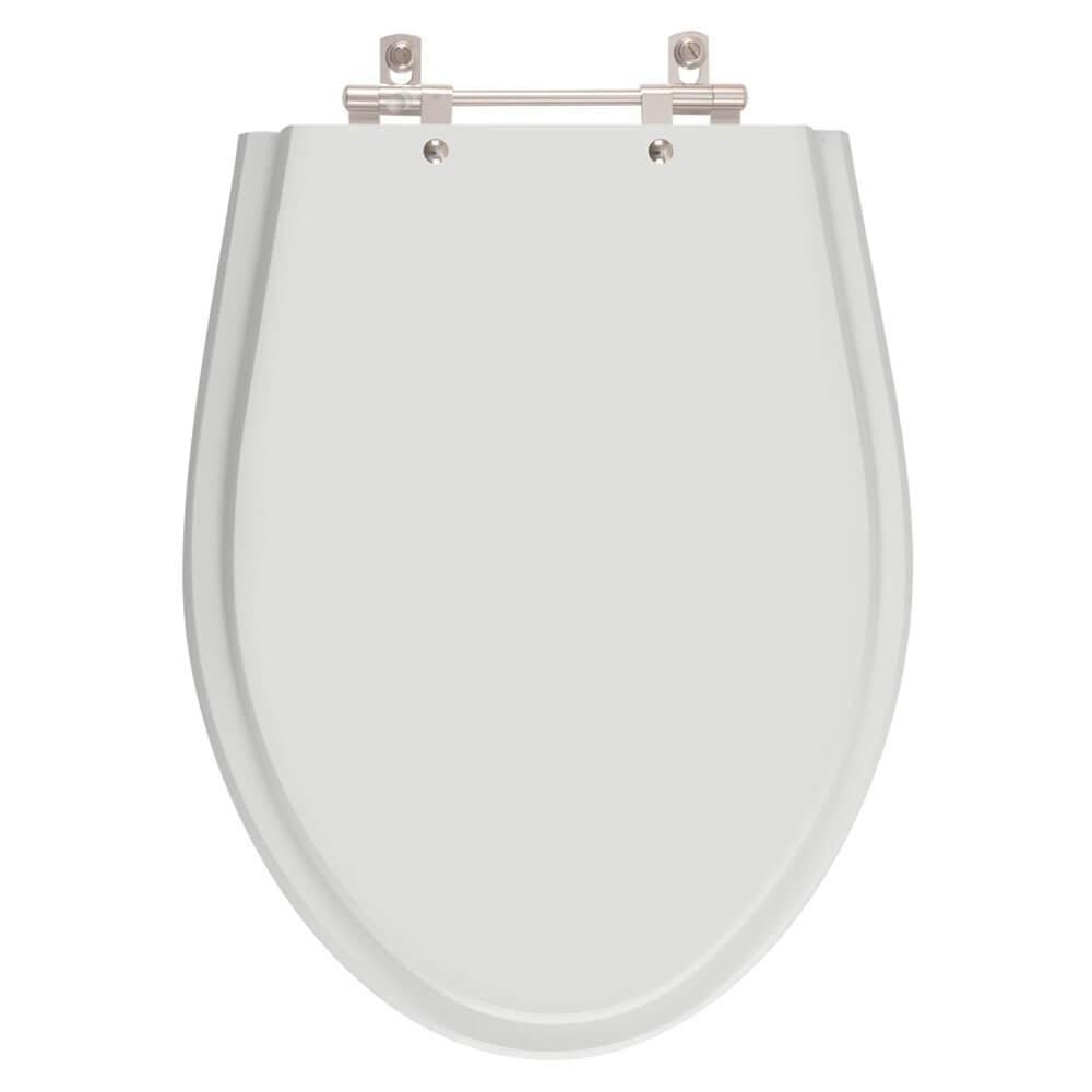 Assento Sanitário Alpinia Cinza Claro para Vaso Fiori