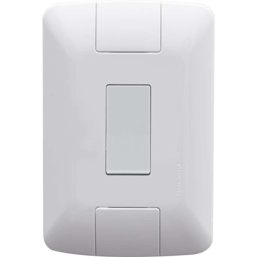 Conjunto 4X2 Com 1 Interruptor Simples Aria 6 A 250 V Branco
