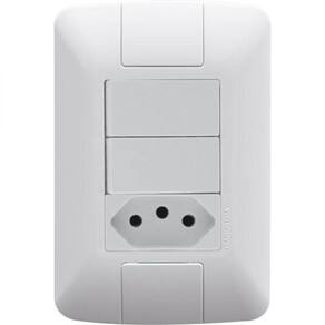 Con 2 Interruptores Sencillos 6 A 250V Y 1 250V Aria Blanco