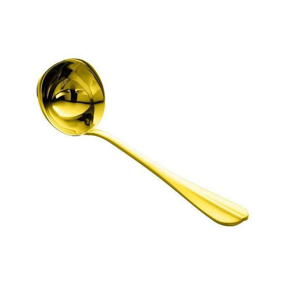 Concha Aco Inox P/Molho Positano Dourada