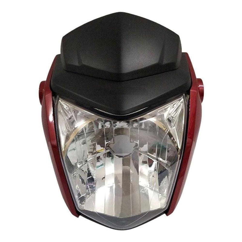 Farol Completo Titan 150 Esd/Ex 2014 Vermelho Foco