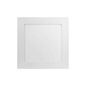 Plafon De Sobrepor Led 3000K 20W Bivolt 22,5X22,5Cm Branco