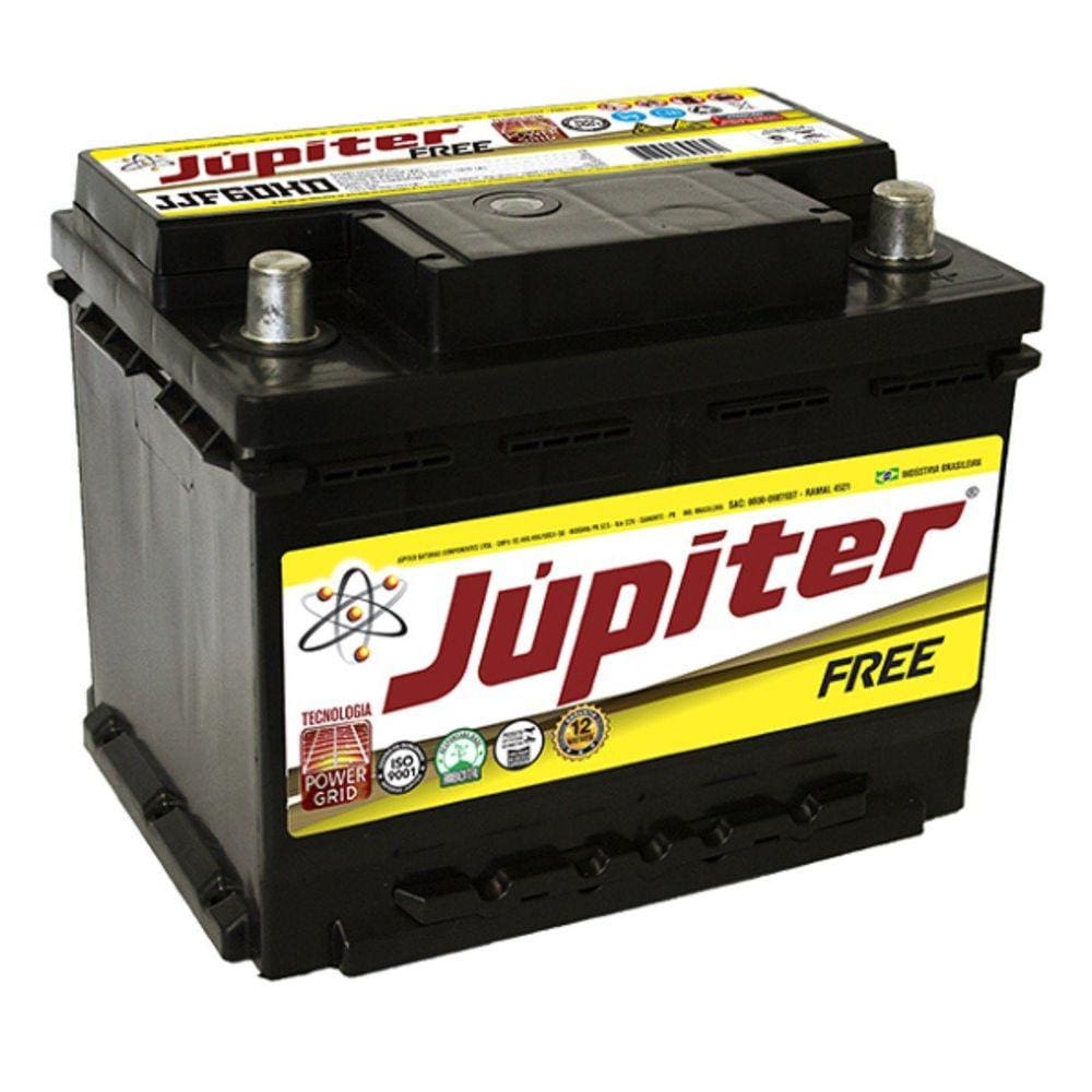Bateria Júpiter Livre De Manutenção 60Ah JJF60HD SPACECROSS SPACEFOX T-CROSS TIGUAN VAN VOYAGE JETTA
