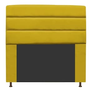 Cabeceira Turim 195 Cm King Size Suede Amarelo