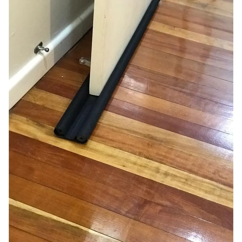 Trilho Veda Po Protetor Rolinho Veda Porta Tecido De Lona 90Cm