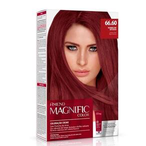 Kit Coloração Creme Amend Magnific Vermelho Intenso 66.60