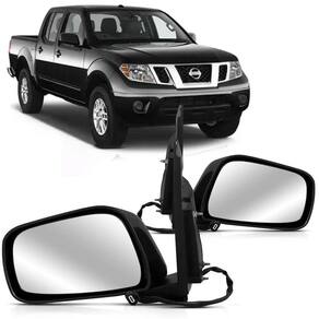 Retrovisor Elétrico Frontier 2008 09 10 11 12 13 14 15 Preto