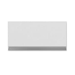 Armário Aéreo Geladeira e Lavanderia 1 Porta 0,60m MDF BP Branco TX - SSX Multicoisas