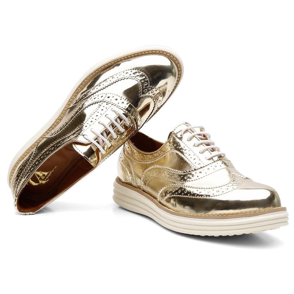 Sapato Casual Oxford Feminino Conforto Estilo